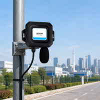 Capteur de bruit RS485, sortie 4-20 mA, capteur de niveau sonore industriel, transmetteur de surveillance du bruit environnemental pour la ville intelligente