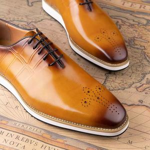Factory Wholesale Business Casual Leather <b>Shoes</b> Handcrafted Cowhide Fashionable Breathable Comfortable Formal <b>Height</b> <b>Increasing</b> - Product Image 6