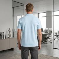 Polo homme personnalisé 100 % polyester 200g – Haut de performance décontracté pour le bureau et les tenues d'été
