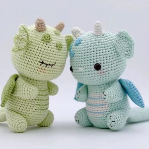 Vente flash - <span class=keywords><strong>Dinosaure</strong></span> Pterosaure en crochet fait main, adorable et personnalisé, pour les enfants, cadeau artisanal - Product Image 6