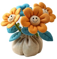 Coussin Vente Chaude Main Fleur En Peluche Jouets Hambourg En Peluche En Peluche Jouets Saint Valentin En Peluche Bouquet De Fleurs Cadeau