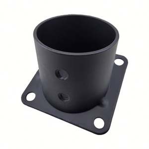 Table <b>Chair</b> <b>Sofa</b> Furniture Leg Attachment Plates Black Angled Leg Mounting Plates - Product Image 1