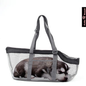 Sac de <span class=keywords><strong>transport</strong></span> pour chien Bunnyhi BB006, sac à main pliable en maille respirante pour petits chiens et chats, sac de voyage pour <span class=keywords><strong>animaux</strong></span> de compagnie - Product Image 5