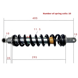 Suspensión de amortiguador trasero para motocicleta todoterreno para <span class=keywords><strong>HONDA</strong></span> <span class=keywords><strong>XRE</strong></span> <span class=keywords><strong>300</strong></span> XRE300 amortiguador de motocicleta - Product Image 2