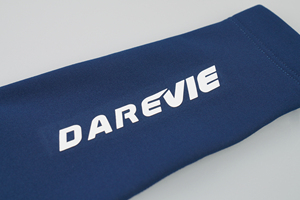 Manches de cyclisme thermiques en polaire Darevie pour l'hiver, bleues, anti-UV, manches de compression sportives unisexes - Product Image 4