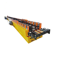 Machine de profilage de tôles pour la fabrication de plaques de plancher sur mesure, avec moteur Delta PLC et pompe à carreaux
