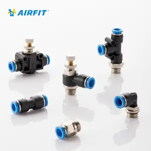 Quick Pipe Fitting Ningbo Manufacturer Fitting 90 Degree Pneumatic Tube Fitting
