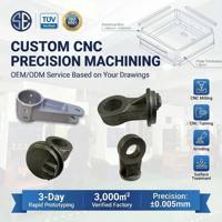 Pièces en tôle de précision usinées CNC sur mesure OEM ODM, connecteurs internes pour robots d'automatisation, composants métalliques de précision