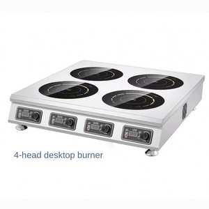 Nuevo Modelo de Placa de Inducción Eléctrica de Acero Inoxidable de Alta Potencia, 2 Quemadores, Control Táctil, Calentamiento Rápido, Función de Vaporización - Product Image 2