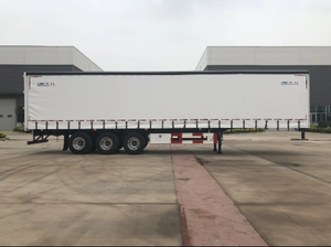 Meilleur <span class=keywords><strong>prix</strong></span> <span class=keywords><strong>Remorque</strong></span> <span class=keywords><strong>semi</strong></span>-<span class=keywords><strong>remorque</strong></span> à rideaux latéraux en PVC de 40 pieds, 30 tonnes, avec bâche pour boissons et marchandises - Product Image 4