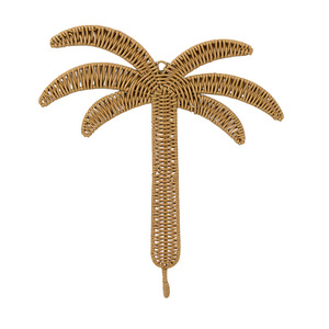 Gancho individual tejido de madera de coco, gancho para ropa, gancho para toallas, gancho para puerta, gancho para pared de probador, gancho para sombreros, gancho para baño - Product Image 1