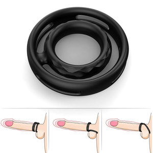 Siliconen Masturbator Mouw Mannen Plezier Paar Delen Clitorale Stimulatie Passie Slot Fijne Ringvibratie Seksspeeltjes - Product Image 5