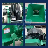 Fournisseur de déchiqueteuses de bois mobiles à alimentation automatique, haute efficacité, moteur 380V 7500W, machine de production de sciure de bois