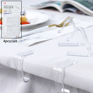 Transparent Tablecloth Clip High-quality Plastic Clear Table Cover Clips Holder Clamp Party Picnic With Strong Fixing Function