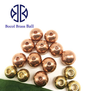 Твердый латунный шар и медный шар с отверстием для сверления и резьбой - Product Image 6