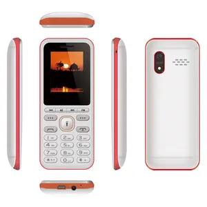 2023 Novo Modelo Baixo Preço Telefone Barato 1.77 inch Dual SIM Music Bar Feature Phones Suporte MP3/MP4 Câmera FM 2g telefone móvel