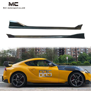 Para faldas laterales de fibra de carbono estilo SupraaaAimgain para <span class=keywords><strong>Toyota</strong></span> <span class=keywords><strong>Supra</strong></span> A90 MK5 2019 + - Product Image 1