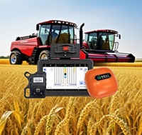Système de navigation GPS de haute précision 2,5 cm pour tracteur, guidage GNSS, télécommande, volant RTK, pilote automatique