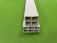 Tube carré creux en PVC extrudé mat, couleur personnalisée, écologique, moderne, pour la décoration intérieure et les comptoirs de cuisine