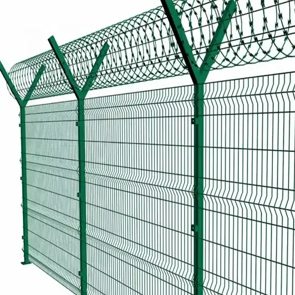 Neueste Metall Sicherheit verzinkt 3d gebogen geschweißt Draht Mesh Panel Zaun für Road Garden Land School Spielplatz