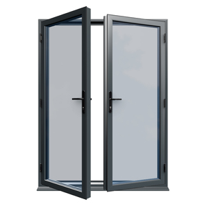 Porte battante en verre en alliage d'aluminium moderne LEDOW LD-X76 |   Protection thermique contre les ouragans, étanche et protection totale contre les intempéries - Product Image 6