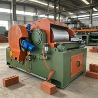 Máquina Trituradora de Rodillos Dobles de Precisión para Extrusora al Vacío, Trituradora de Rodillos Superfinos de Alta Resistencia, Máquina de Molienda de Arcilla y Pizarra