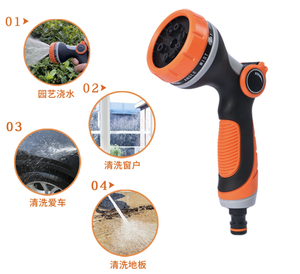 Pistolet à eau haute pression de pulvérisateur de buse de tuyau d'arrosage portatif à 10 modes pour arroser les plantes et les pelouses - Product Image 4