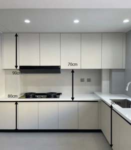 Simple and Fashionable Kitchen <b>Cabinets</b> Custom-made Food <b>Storage</b> <b>Cabinets</b> <b>Wine</b> <b>Cabinets</b> Furniture Combination - Product Image 2