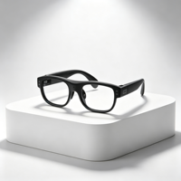 Lunettes de traduction instantanée intelligentes avec interprète IA, monture robuste en alliage de magnésium pour les voyageurs d'affaires internationaux