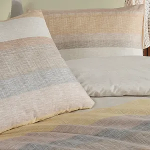 Parure de lit double Karden Flower Dream Cotton Horizon 100% coton popeline, plusieurs couleurs, housse de couette, drap plat, 2 taies d'oreiller - Product Image 4