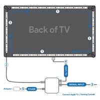 Éclairage ambiant intelligent pour téléviseur, bande lumineuse LED