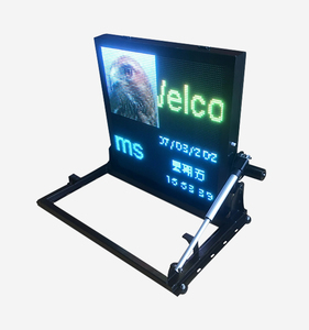 Panneau d'affichage LED P10 couleur pliable monté sur véhicule pour messages routiers, affichage d'images/mots/vidéos, étanche IP68, portée >800m - Product Image 2