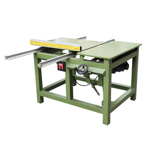 Petite scie à table coulissante pour la fabrication de meubles, capable de couper à 45 degrés, vendue à bas prix - Product Image 1