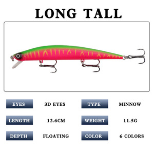 XY-379 Minnow <b>Lure</b> Floating Rattle Bait For Freshwater <b>Fishing</b> Midwater Baits Long Casting Artificial <b>Lure</b> - Product Image 3