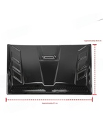 Pour BYD Shark 6 : Cache de ventilation de capot, garniture décorative, panneau ABS moulé par injection, accessoires de mise à niveau extérieure, 1 pièce