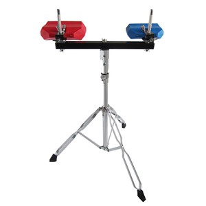 Tambor Cuadrado de Plástico, Campana de Plástico, <span class=keywords><strong>Baqueta</strong></span> de Plástico con Soporte, Instrumento de Percusión, Ayuda Didáctica, Juego de Tambor Cuadrado de Plástico - Product Image 4