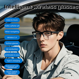 F05 OEM ODM pour lunettes intelligentes de scooter unisexes, compatibles avec Sun Android, verres polarisés UV400, lunettes carrées blanches, lunettes de mode - Product Image 4