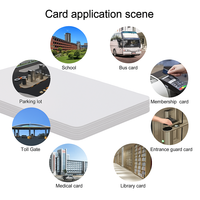 1k 13,56MHz PVC Visitenkarte Kontaktlose RFID Blanko Smartcard