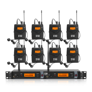 Xtuga IEM1200 Nuevo Diseño PLL <span class=keywords><strong>Mejores</strong></span> Monitores In-Ear Inalámbricos UHF con Pantalla LCD Digital y Pilas AA - Product Image 5