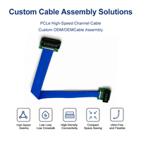 Rakitan Kabel Ekstensi PCIe Khusus untuk Komputer Industri dan Workstation GPU AI dengan Verifikasi Pinout dan Perisai EMI