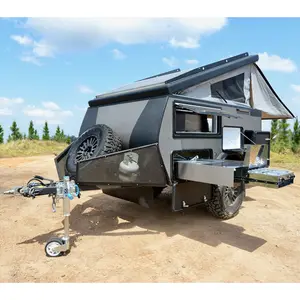 Offroad Japanese Rv Awning Tiny House Camping Adventure Camper Camping Travel Camper Travel Trailer caravan With Solar Panel