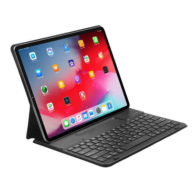 Factory Customized BT Rechargeable Smart Floating Magnetic Keyboard for New Pad Pro 12.9 Inch Keyboard with case