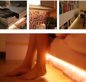 Bande <span class=keywords><strong>lumineuse</strong></span> LED Rechargeable avec détecteur de mouvement pour armoire, comptoir de <span class=keywords><strong>cuisine</strong></span>, <span class=keywords><strong>étagère</strong></span> - Product Image 6