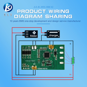 KLS tùy chỉnh BT thông minh BMS ban bảo vệ 4S 5S 12V 10A 20A LiFePO4 LFP nmc sodium ion BMS hệ thống quản lý pin - Product Image 4