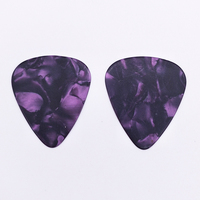 Vente chaude Violet Perle Guitare Médiators Plectre Pearloid Violet Guitare Plectre Médiateur 0.46/0.71/0.96/1.2/1.5mm