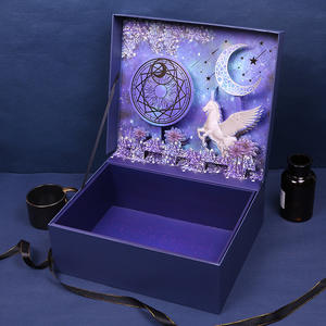 Vente en gros Boîte cadeau d'exploration pop-up 3D thème astronaute Catsle <span class=keywords><strong>rose</strong></span> pour filles anniversaire Chaussettes imprimées pour garçons - Product Image 1