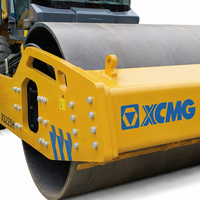 Rouleau compresseur vibrant à tambour unique de 22 tonnes XS225H avec moteur Shangchai, pompe et engrenage à roulement |   Compacteur de sol pour autoroute