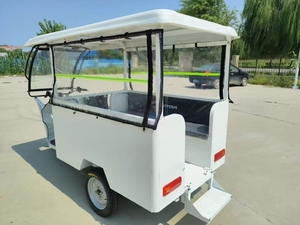 Tuk-Tuk 1,6 m directement de l'usine avec moteur 1500 W, véhicule à trois roues, capacité de transport de passagers avec pare-brise et protection contre la pluie - Product Image 5