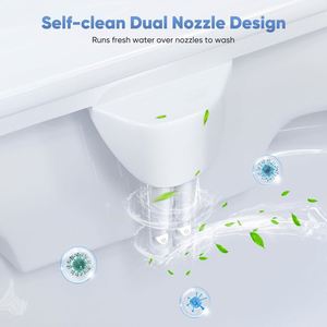 Luxury New Commercial Hot and Cold Water <strong>Bidet</strong> <strong>Sprayer</strong> Self-cleaning ABS Toilet <strong>Bidet</strong> Attachment for Bathroom Hotel Toilet - Product Image 5