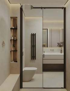 Modern Urban Style High-end Solid Wood Single <b>Wall</b> Mounted Bathroom Vanity with Smart <b>Mirror</b> - Product Image 6